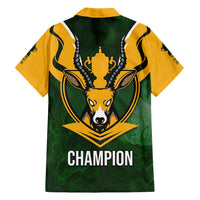South Africa Rugby Hawaiian Shirt Springbok Mascot History Champion World Rugby 2023 - Wonder Print Shop