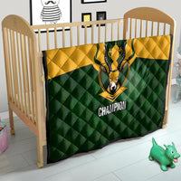 South Africa Rugby Quilt Springbok Mascot History Champion World Rugby 2023 - Wonder Print Shop