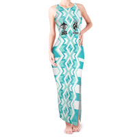 South Africa Rugby Tank Maxi Dress Commemorative World Cup Winners 2023 - Wonder Print Shop