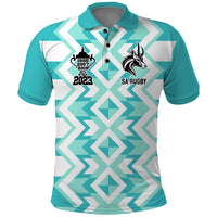 Personalised South Africa Rugby Polo Shirt Commemorative World Cup Winners 2023 - Wonder Print Shop