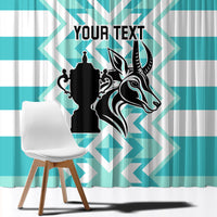 Personalised South Africa Rugby Window Curtain Commemorative World Cup Winners 2023 - Wonder Print Shop