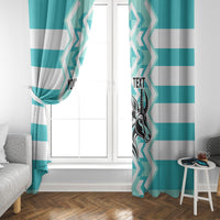 Personalised South Africa Rugby Window Curtain Commemorative World Cup Winners 2023 - Wonder Print Shop