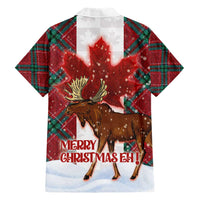 Canadian Christmas - Moose and Maple Retro Style Hawaiian Shirt - Wonder Print Shop