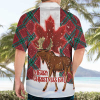 Canadian Christmas - Moose and Maple Retro Style Hawaiian Shirt - Wonder Print Shop