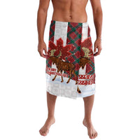 Canadian Christmas - Moose and Maple Retro Style Lavalava - Wonder Print Shop