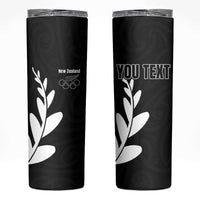 Personalised New Zealand Canoeing Special Jersey Skinny Tumbler - Wonder Print Shop
