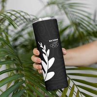 Personalised New Zealand Canoeing Special Jersey Skinny Tumbler - Wonder Print Shop