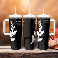 Personalised New Zealand Canoeing Special Jersey Tumbler With Handle - Wonder Print Shop