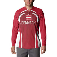 Denmark Football 2024 Go Champion Button Sweatshirt - Wonder Print Shop