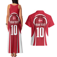 Denmark Football 2024 Go Champion Couples Matching Tank Maxi Dress and Hawaiian Shirt - Wonder Print Shop