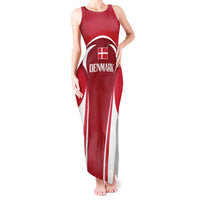 Denmark Football 2024 Go Champion Tank Maxi Dress - Wonder Print Shop