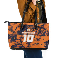 Netherlands Football 2024 Go Champion Leather Tote Bag - Wonder Print Shop