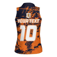 Netherlands Football 2024 Go Champion Women Sleeveless Polo Shirt - Wonder Print Shop