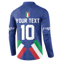 Italy Football 2024 Go Champion Button Sweatshirt - Wonder Print Shop