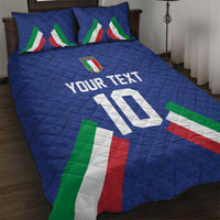 Italy Football 2024 Go Champion Quilt Bed Set - Wonder Print Shop