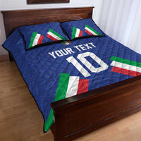 Italy Football 2024 Go Champion Quilt Bed Set - Wonder Print Shop