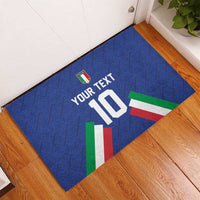 Italy Football 2024 Go Champion Rubber Doormat - Wonder Print Shop