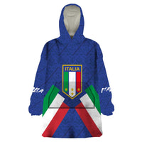 Italy Football 2024 Go Champion Wearable Blanket Hoodie - Wonder Print Shop