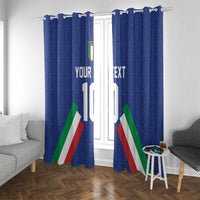 Italy Football 2024 Go Champion Window Curtain - Wonder Print Shop