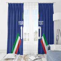 Italy Football 2024 Go Champion Window Curtain - Wonder Print Shop