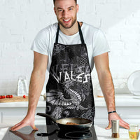 Welsh Celtic Culture Apron Wales Y Ddraig Goch with Runes Symbols - Wonder Print Shop
