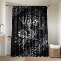 Welsh Celtic Culture Bathroom Set Wales Y Ddraig Goch with Runes Symbols - Wonder Print Shop
