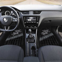 Welsh Celtic Culture Car Mats Wales Y Ddraig Goch with Runes Symbols - Wonder Print Shop