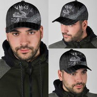 Welsh Celtic Culture Classic Cap Wales Y Ddraig Goch with Runes Symbols - Wonder Print Shop