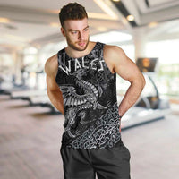 Welsh Celtic Culture Men Tank Top Wales Y Ddraig Goch with Runes Symbols - Wonder Print Shop