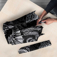 Welsh Celtic Culture Umbrella Wales Y Ddraig Goch with Runes Symbols - Wonder Print Shop