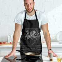 Welsh Celtic Culture Apron Wales Y Ddraig Goch with Knot - Wonder Print Shop
