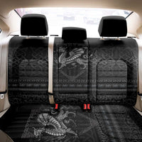 Welsh Celtic Culture Back Car Seat Cover Wales Y Ddraig Goch with Knot - Wonder Print Shop