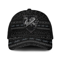 Welsh Celtic Culture Baseball Net Cap Wales Y Ddraig Goch with Knot - Wonder Print Shop