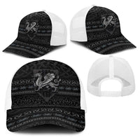 Welsh Celtic Culture Baseball Net Cap Wales Y Ddraig Goch with Knot - Wonder Print Shop
