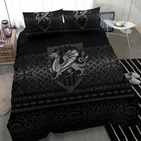 Welsh Celtic Culture Bedding Set Wales Y Ddraig Goch with Knot - Wonder Print Shop