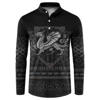 Welsh Celtic Culture Button Sweatshirt Wales Y Ddraig Goch with Knot - Wonder Print Shop