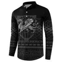 Welsh Celtic Culture Button Sweatshirt Wales Y Ddraig Goch with Knot - Wonder Print Shop