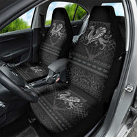Welsh Celtic Culture Car Seat Cover Wales Y Ddraig Goch with Knot - Wonder Print Shop