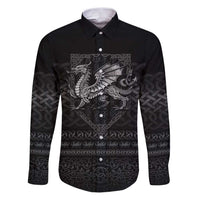 Welsh Celtic Culture Family Matching Puletasi and Hawaiian Shirt Wales Y Ddraig Goch with Knot - Wonder Print Shop