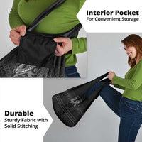 Welsh Celtic Culture Grocery Bag Wales Y Ddraig Goch with Knot - Wonder Print Shop