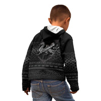 Welsh Celtic Culture Kid Hoodie Wales Y Ddraig Goch with Knot - Wonder Print Shop