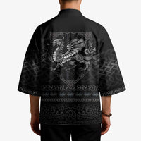 Welsh Celtic Culture Kimono Wales Y Ddraig Goch with Knot - Wonder Print Shop