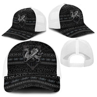Welsh Celtic Culture Mesh Trucker Cap Wales Y Ddraig Goch with Knot - Wonder Print Shop