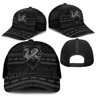 Welsh Celtic Culture Mesh Trucker Cap Wales Y Ddraig Goch with Knot - Wonder Print Shop