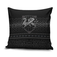 Welsh Celtic Culture Pillow Cover Wales Y Ddraig Goch with Knot - Wonder Print Shop