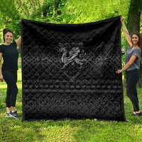 Welsh Celtic Culture Quilt Wales Y Ddraig Goch with Knot - Wonder Print Shop