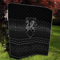 Welsh Celtic Culture Quilt Wales Y Ddraig Goch with Knot - Wonder Print Shop