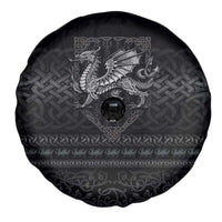 Welsh Celtic Culture Spare Tire Cover Wales Y Ddraig Goch with Knot - Wonder Print Shop
