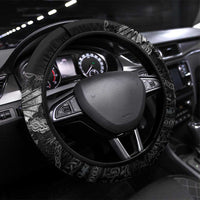 Welsh Celtic Culture Steering Wheel Cover Wales Y Ddraig Goch with Knot - Wonder Print Shop