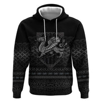 Welsh Celtic Culture Zip Hoodie Wales Y Ddraig Goch with Knot - Wonder Print Shop